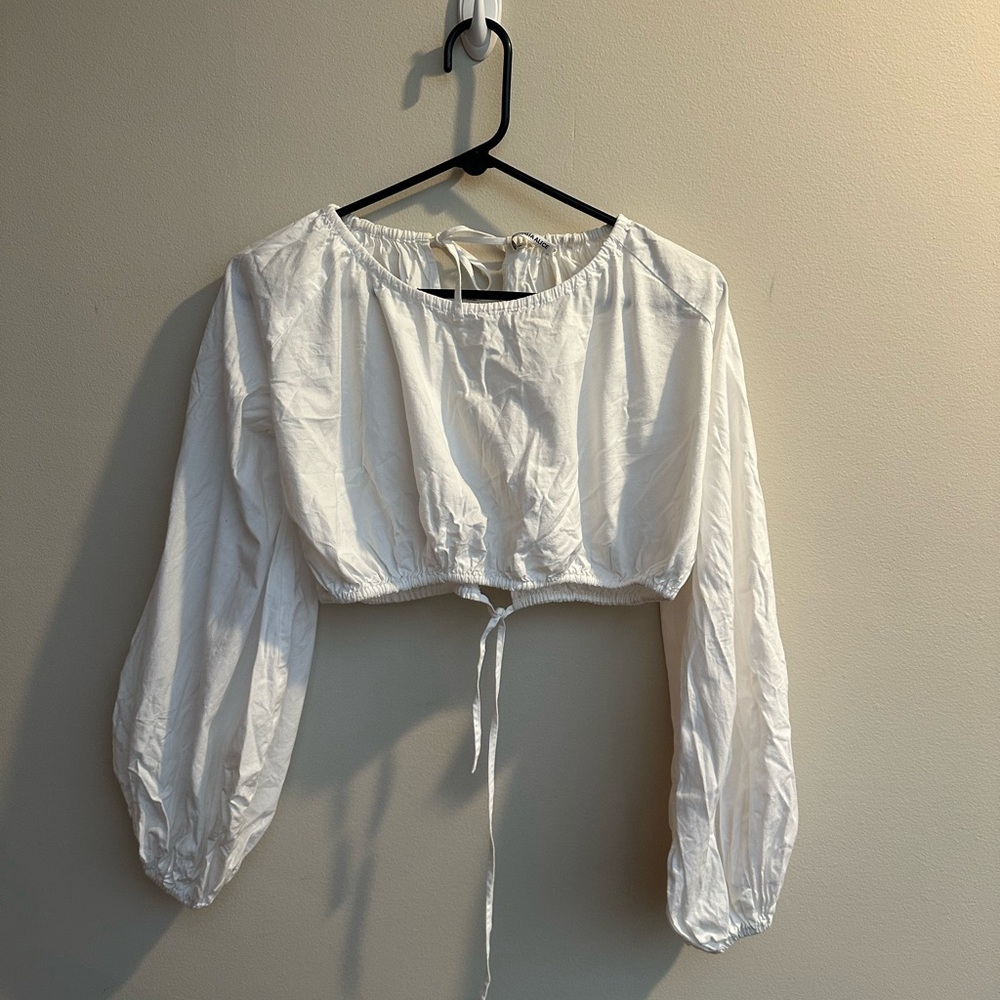Georgia Alice White Crop Top